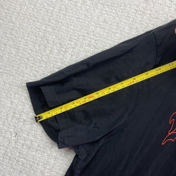 Y2K HEADRUSH T-shirt Men Sz XXL Black Goth Grunge Spell out Logo Est 2008 - Picture 11 of 13